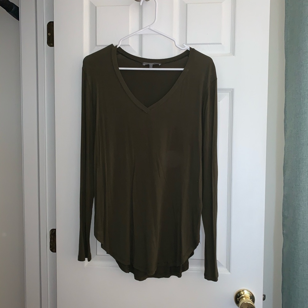 Olive green long sleeve tee